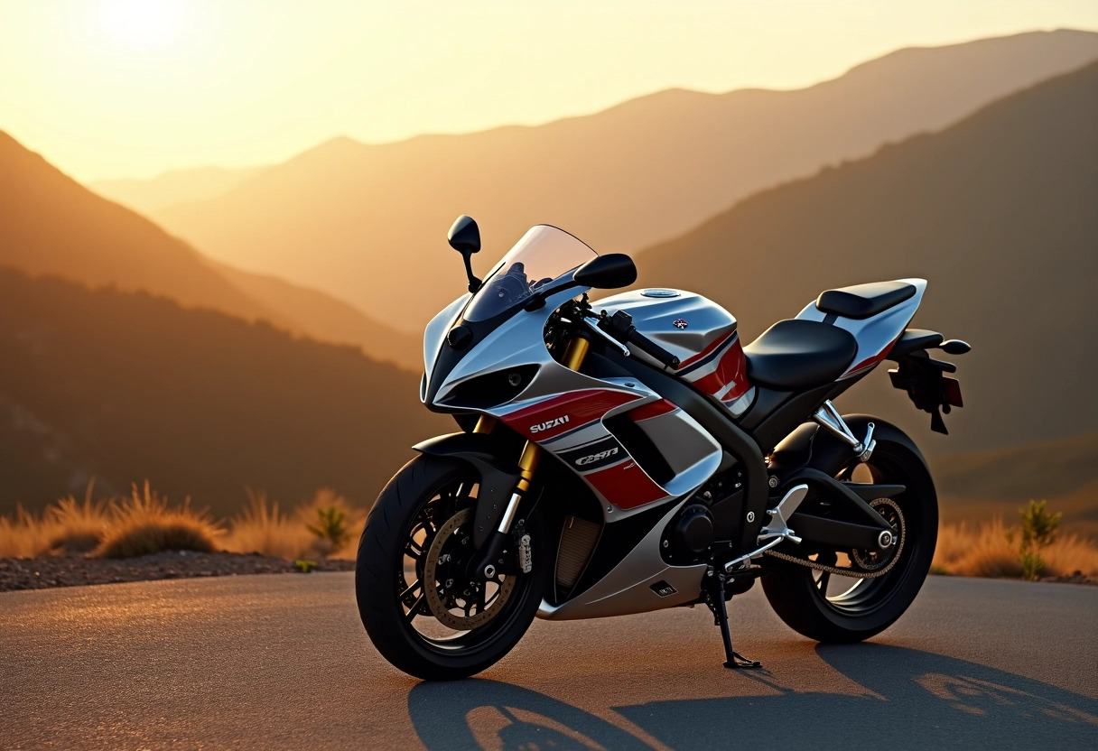 suzuki gsx-r750  circuit  moto