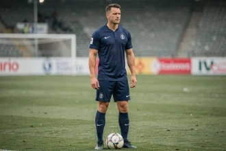 Joueur de football professionnel en tenue d'entraînement sur un terrain naturel, illustrant les rumeurs de transfert autour d'Eden Hazard en 2026